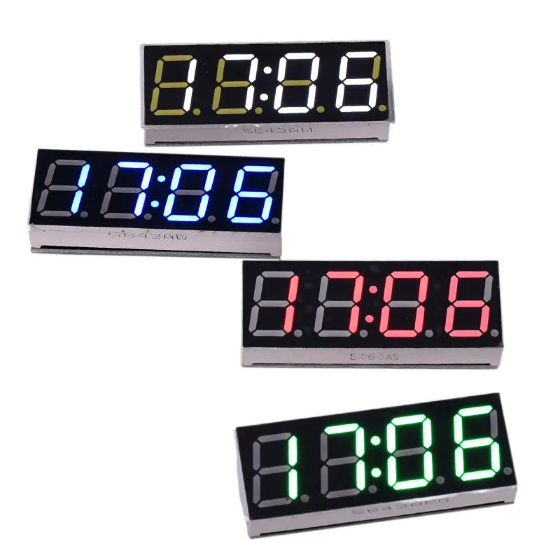 WiFi timing clock module network automatic timing LED digital tube electronic clock kit USB 5V Precise self illumination