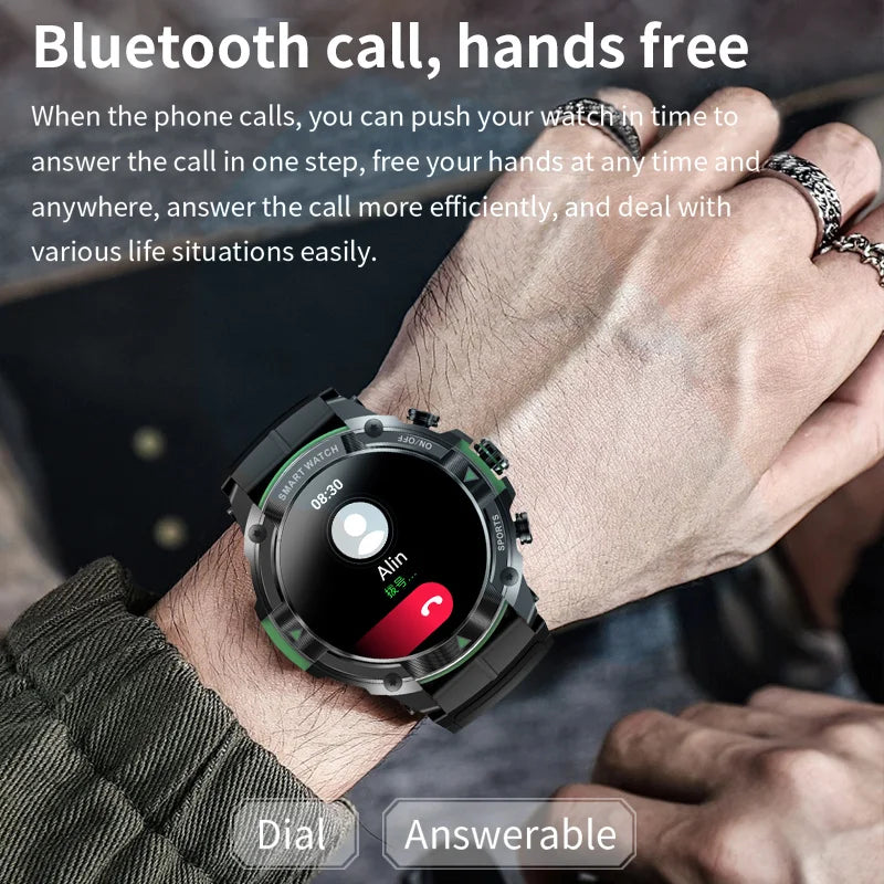 Smart watch 1.43'' AMOLED Display 420mAH bluetooth call Military-grade Toughness Waterproof Sport watch men and wome