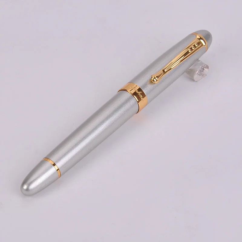 Luxury Dazzle Blue Fountain Pen High Quality Metal Inking Pens for Office Supplies School Supplies