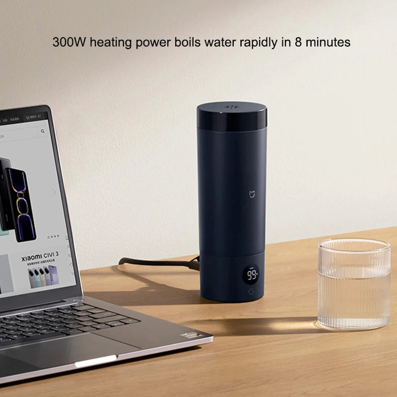 XIAOMI Mijia New Portable Electric Kettle, Fast Water Boiler, 350ml, Smart Temperature Insulated.